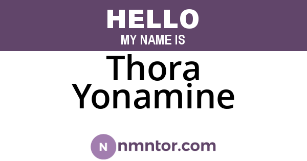 Thora Yonamine