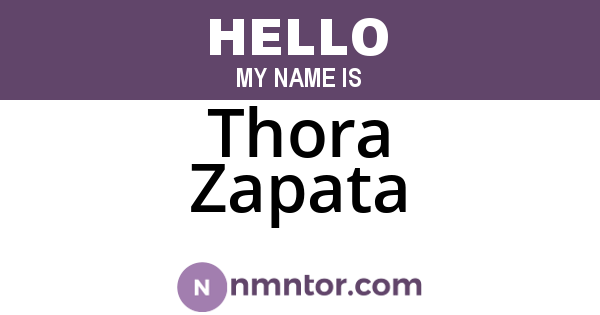 Thora Zapata