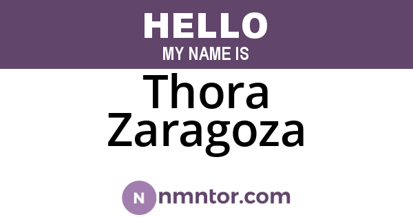Thora Zaragoza