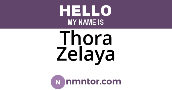 Thora Zelaya