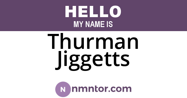 Thurman Jiggetts