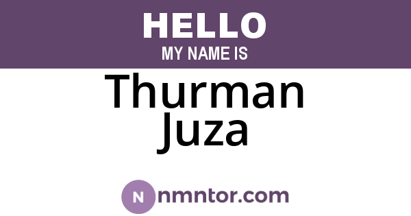 Thurman Juza