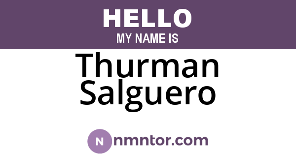 Thurman Salguero