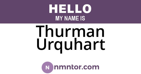 Thurman Urquhart