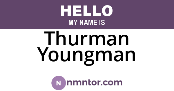 Thurman Youngman
