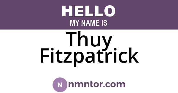 Thuy Fitzpatrick