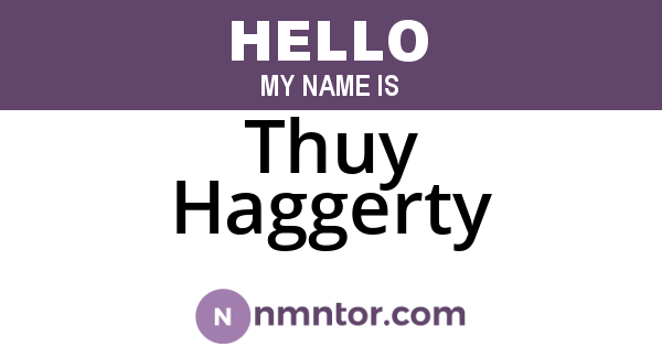 Thuy Haggerty