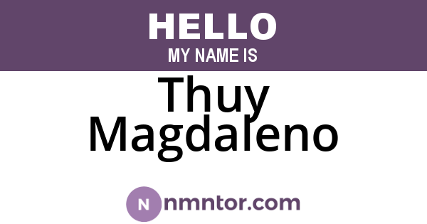 Thuy Magdaleno