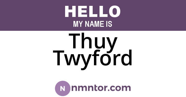 Thuy Twyford