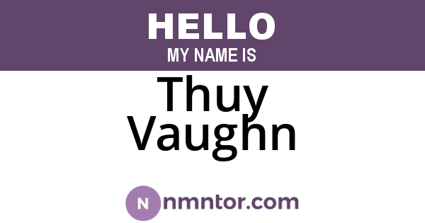 Thuy Vaughn