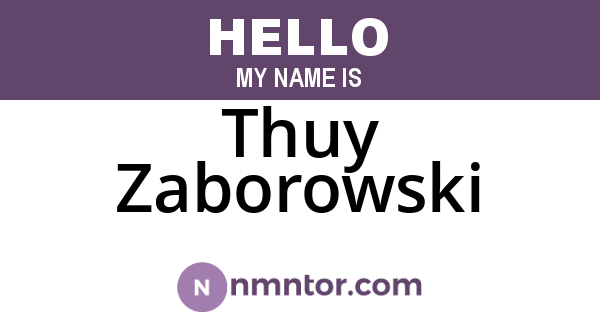 Thuy Zaborowski