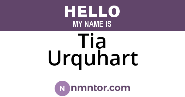 Tia Urquhart