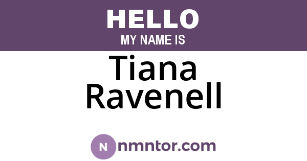 Tiana Ravenell