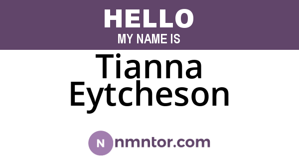 Tianna Eytcheson