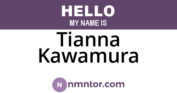 Tianna Kawamura