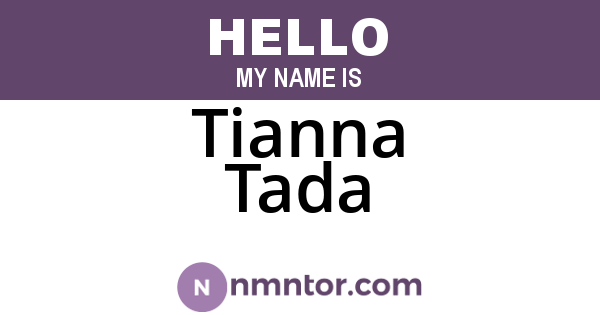 Tianna Tada
