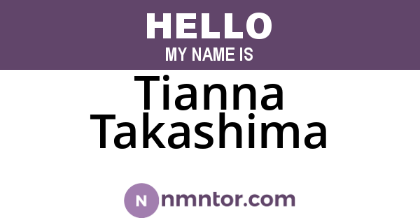 Tianna Takashima