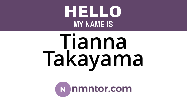 Tianna Takayama