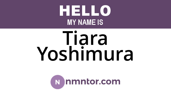 Tiara Yoshimura