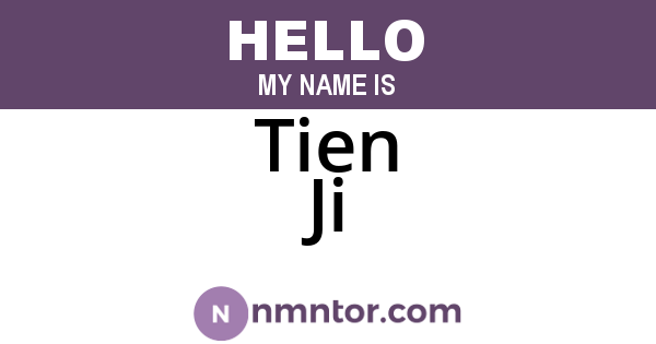 Tien Ji