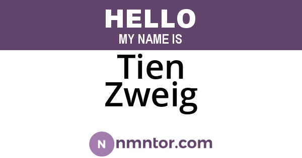 Tien Zweig