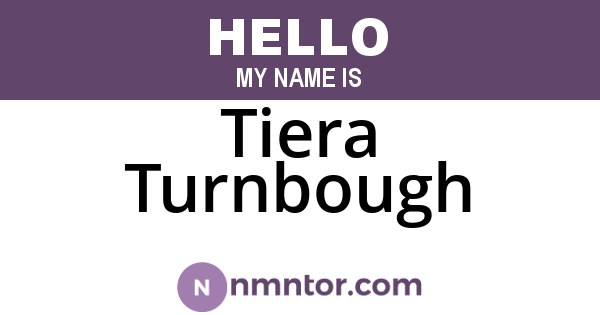 Tiera Turnbough