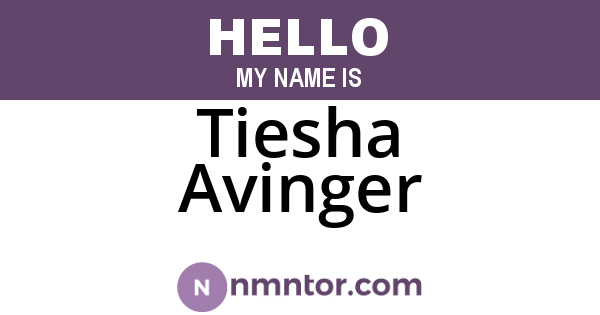 Tiesha Avinger