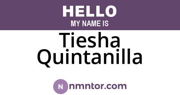 Tiesha Quintanilla