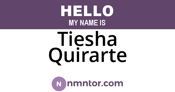 Tiesha Quirarte