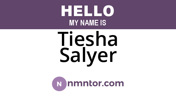 Tiesha Salyer