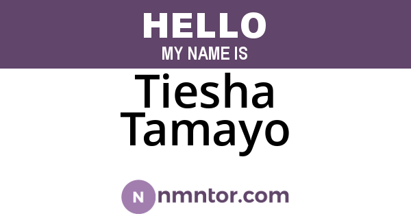 Tiesha Tamayo
