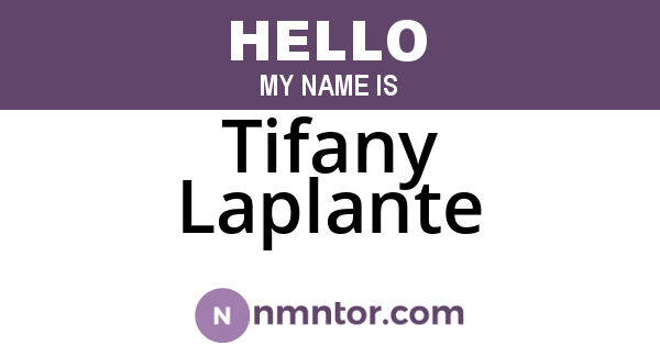 Tifany Laplante