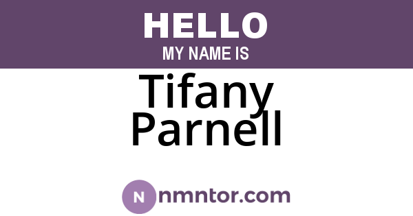 Tifany Parnell