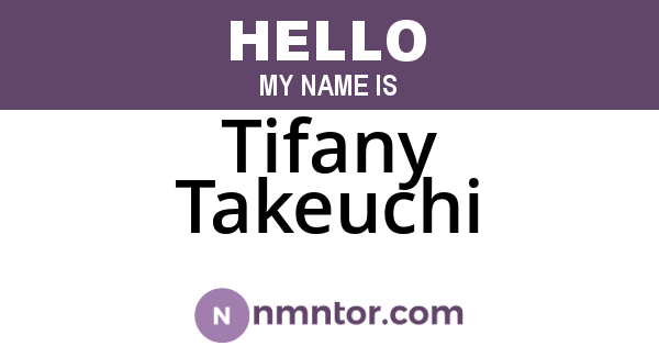 Tifany Takeuchi