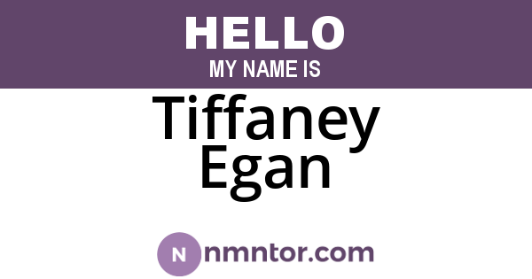 Tiffaney Egan
