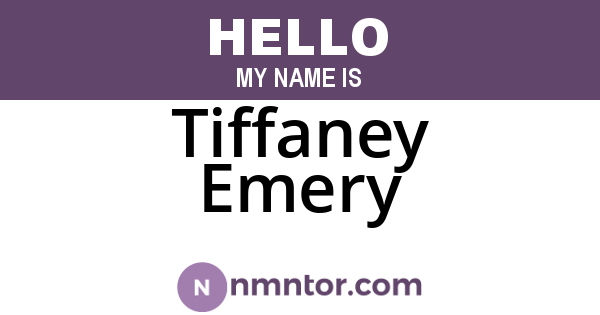 Tiffaney Emery