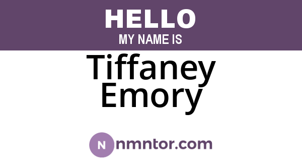 Tiffaney Emory