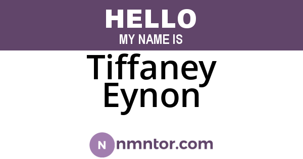 Tiffaney Eynon
