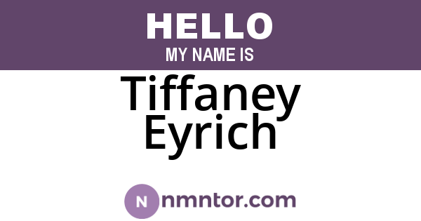 Tiffaney Eyrich