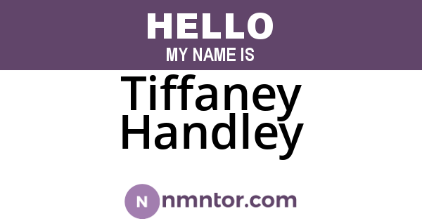 Tiffaney Handley