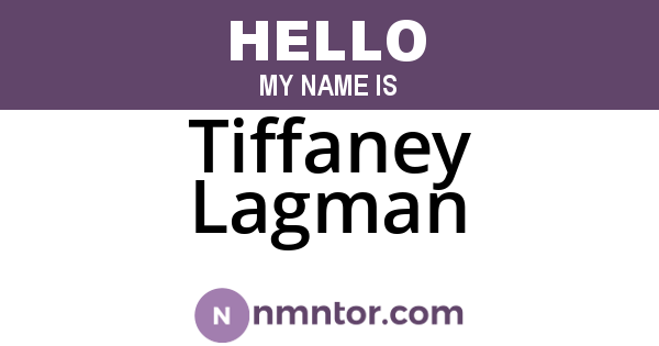 Tiffaney Lagman