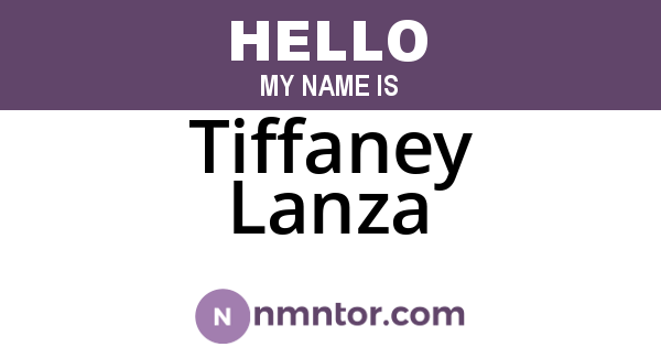 Tiffaney Lanza