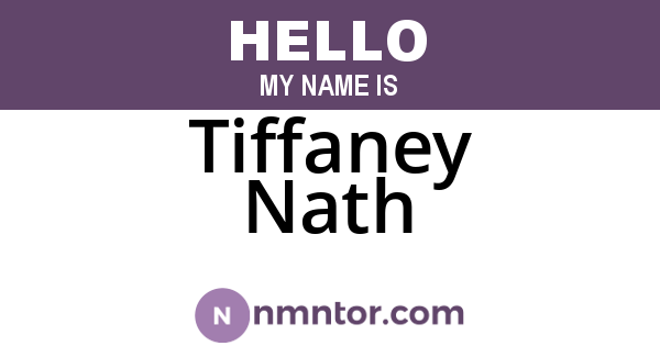 Tiffaney Nath