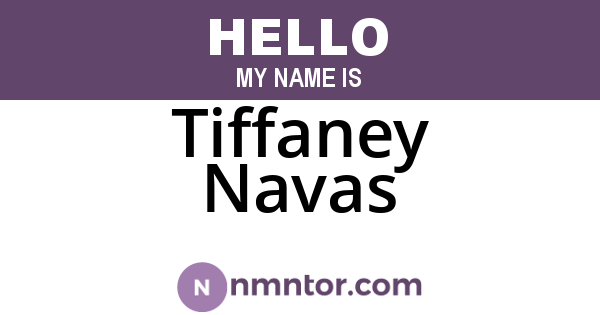 Tiffaney Navas