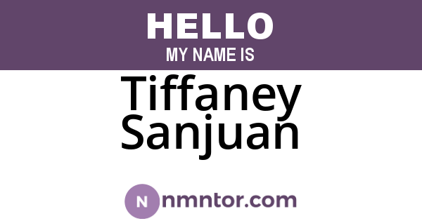 Tiffaney Sanjuan