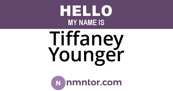 Tiffaney Younger