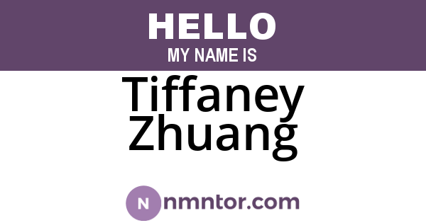 Tiffaney Zhuang