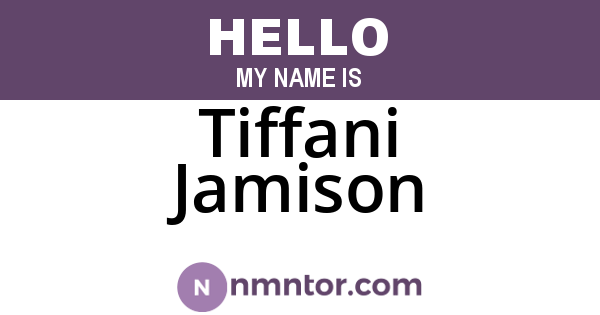 Tiffani Jamison