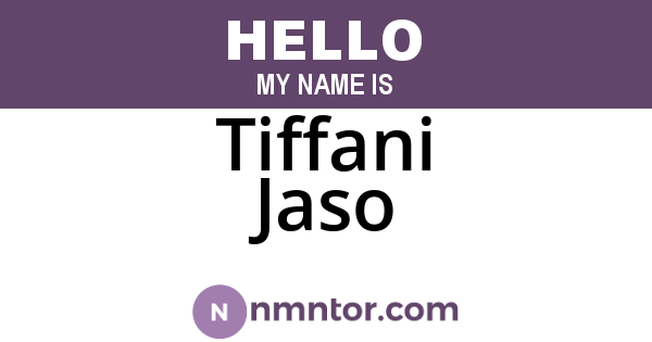 Tiffani Jaso