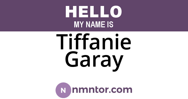 Tiffanie Garay